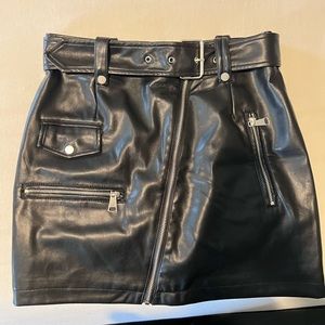 Faux leather 7 for all Mankind Skirt